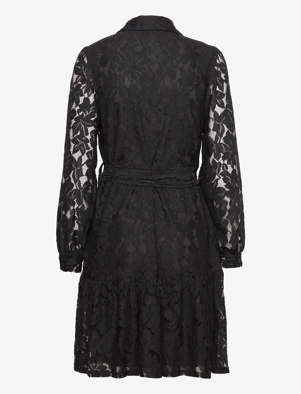 Black lace dress shirt sales