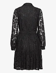 Noella - Pixi Shirt Dress Lace - skjortekjoler - black - 1