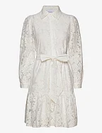Pixi Shirt Dress Lace - WHITE