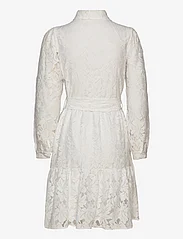 Noella - Pixi Shirt Dress Lace - marškinių tipo suknelės - white - 1