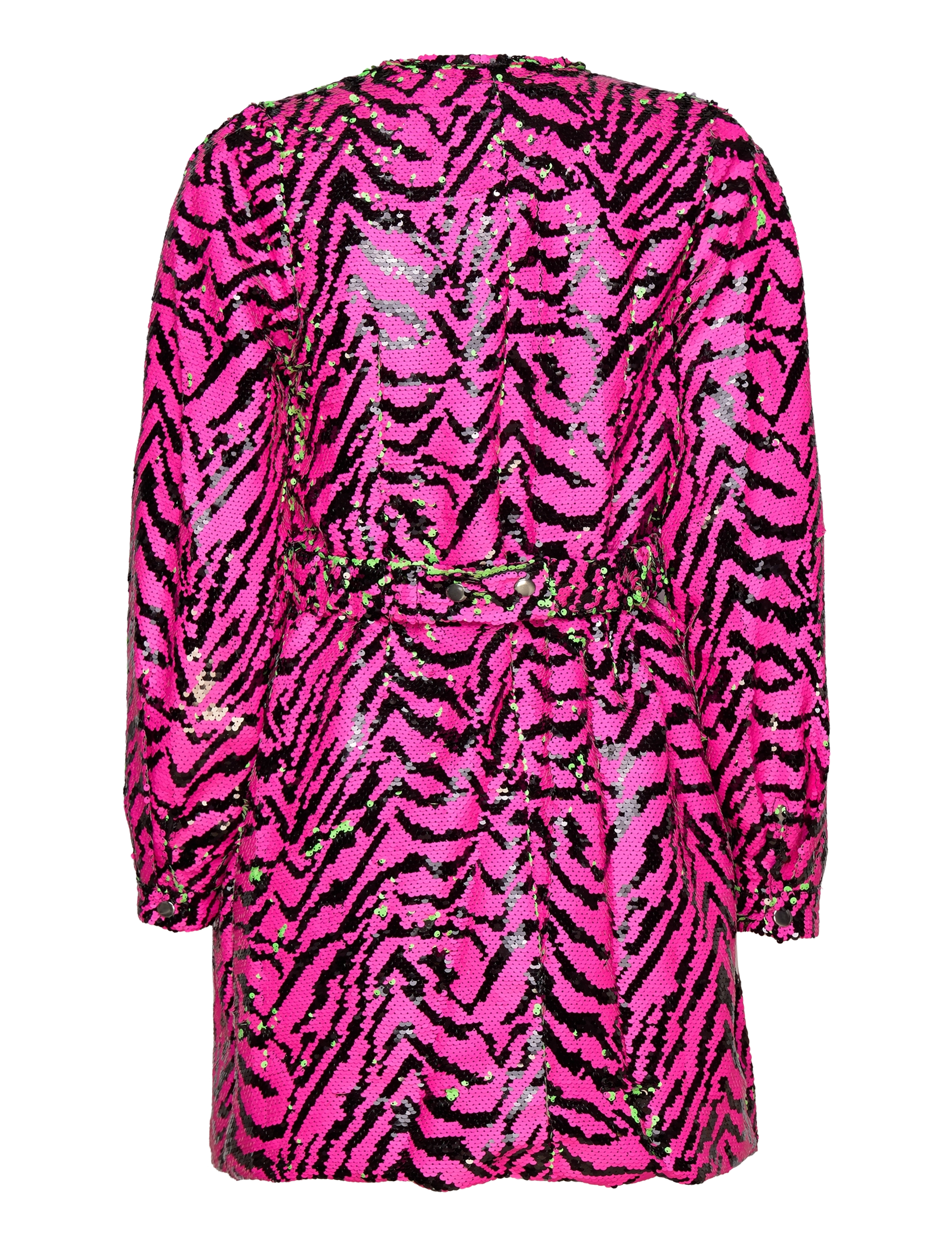 Noella - Pace Belt Dress - fuchsia/green mix - 1