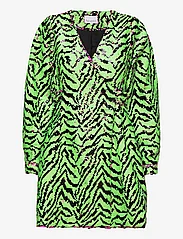 Noella - Pace Belt Dress - festklær til outlet-priser - fuchsia/green mix - 2