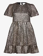 Maine Taylor Dress - SILVER/GOLD MIX