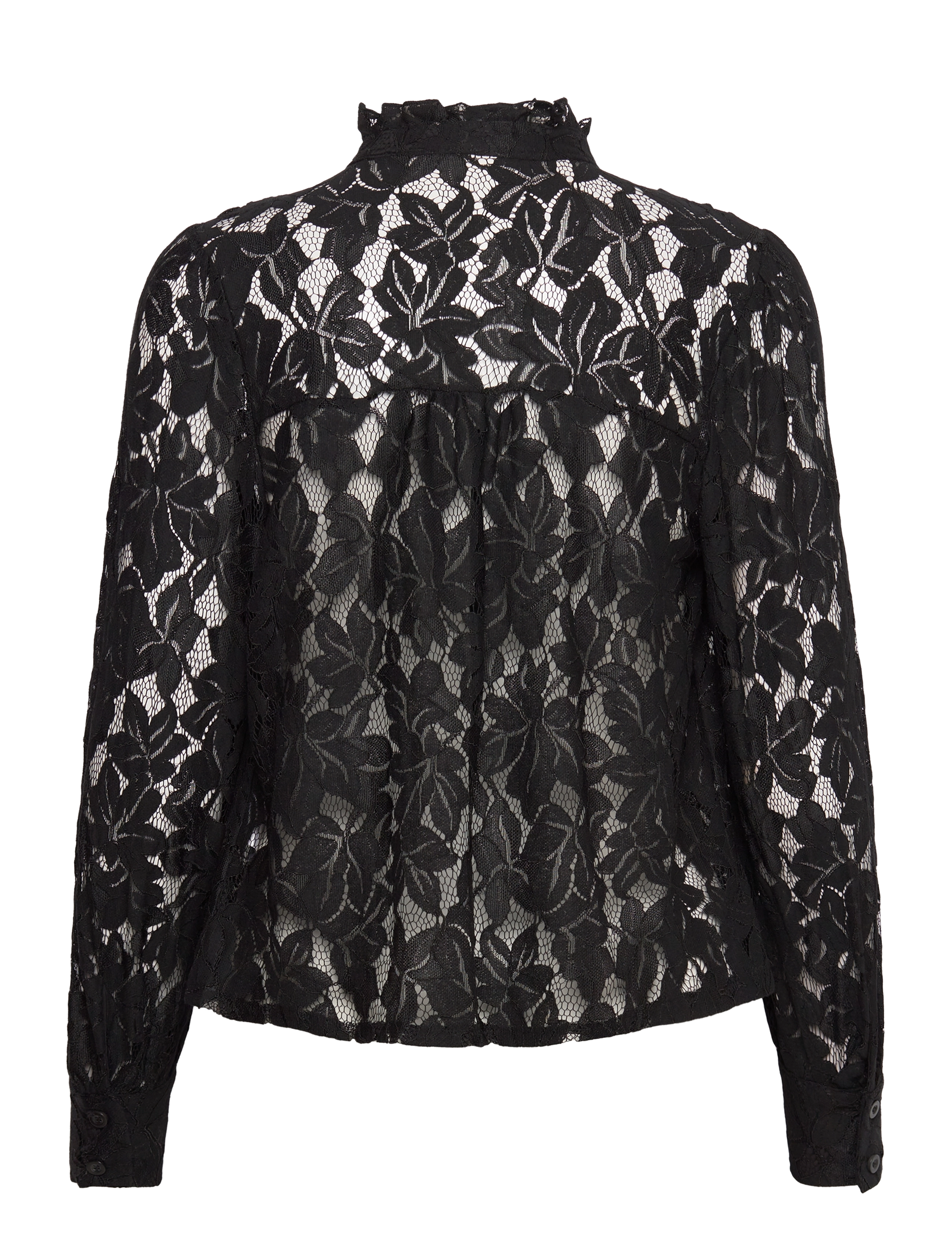 Noella - Pixi Shirt Lace - black - 1