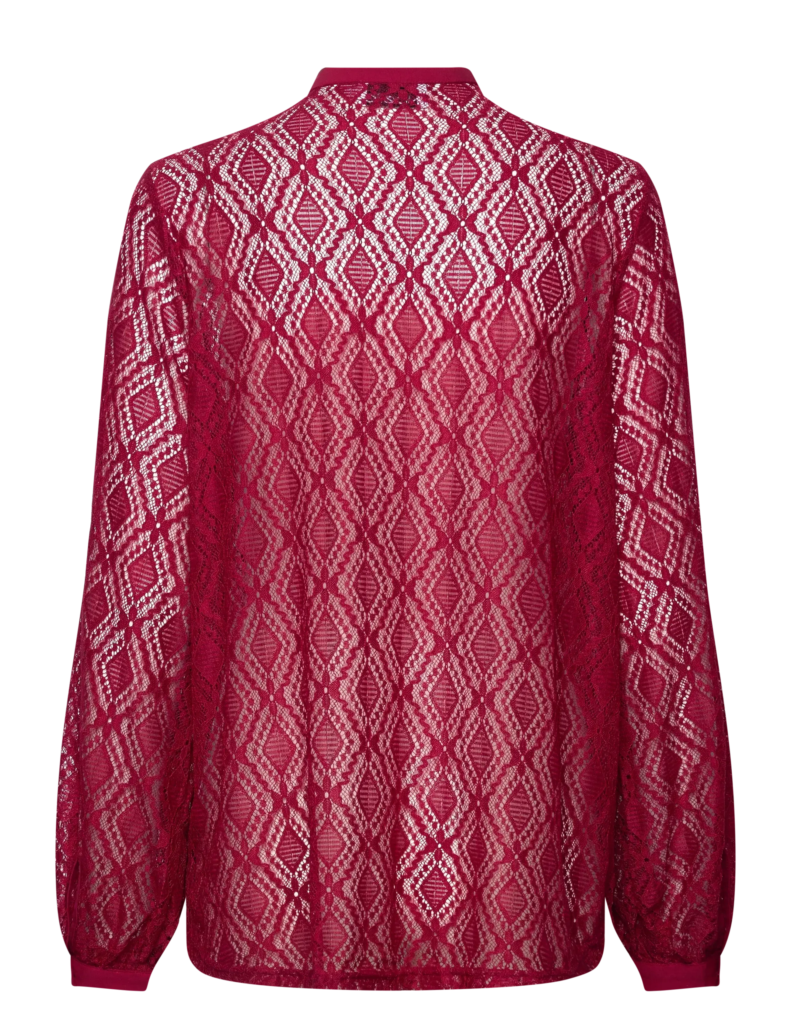 Noella - Texas Lace Shirt - red - 1