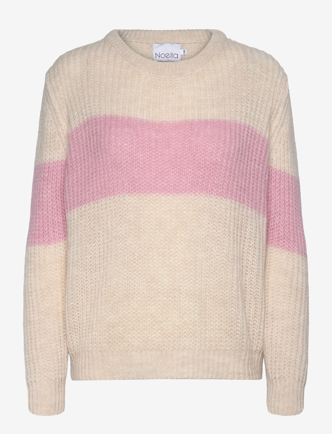 Noella - Mia Knit Sweater - efterårstøj - cream/rose mix - 0