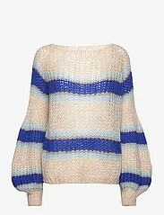 Noella - Pacific Knit Sweater - jumpers - blue mix - 0