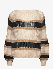 Noella - Pacific Knit Sweater - trøjer - camel mix - 0