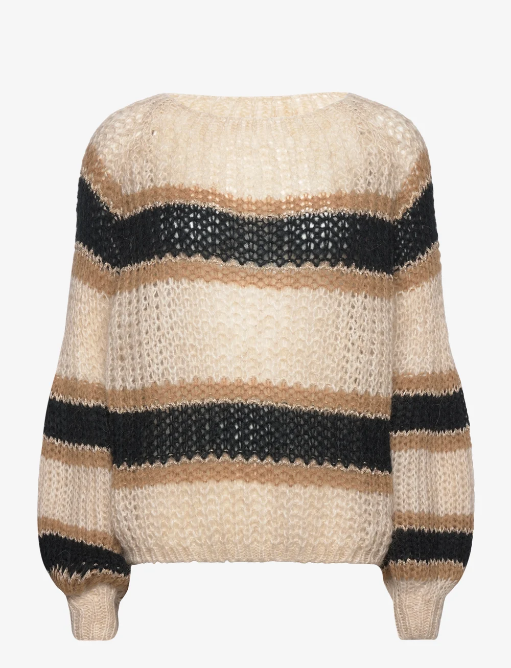 Noella - Pacific Knit Sweater - striktrøjer - camel mix - 0