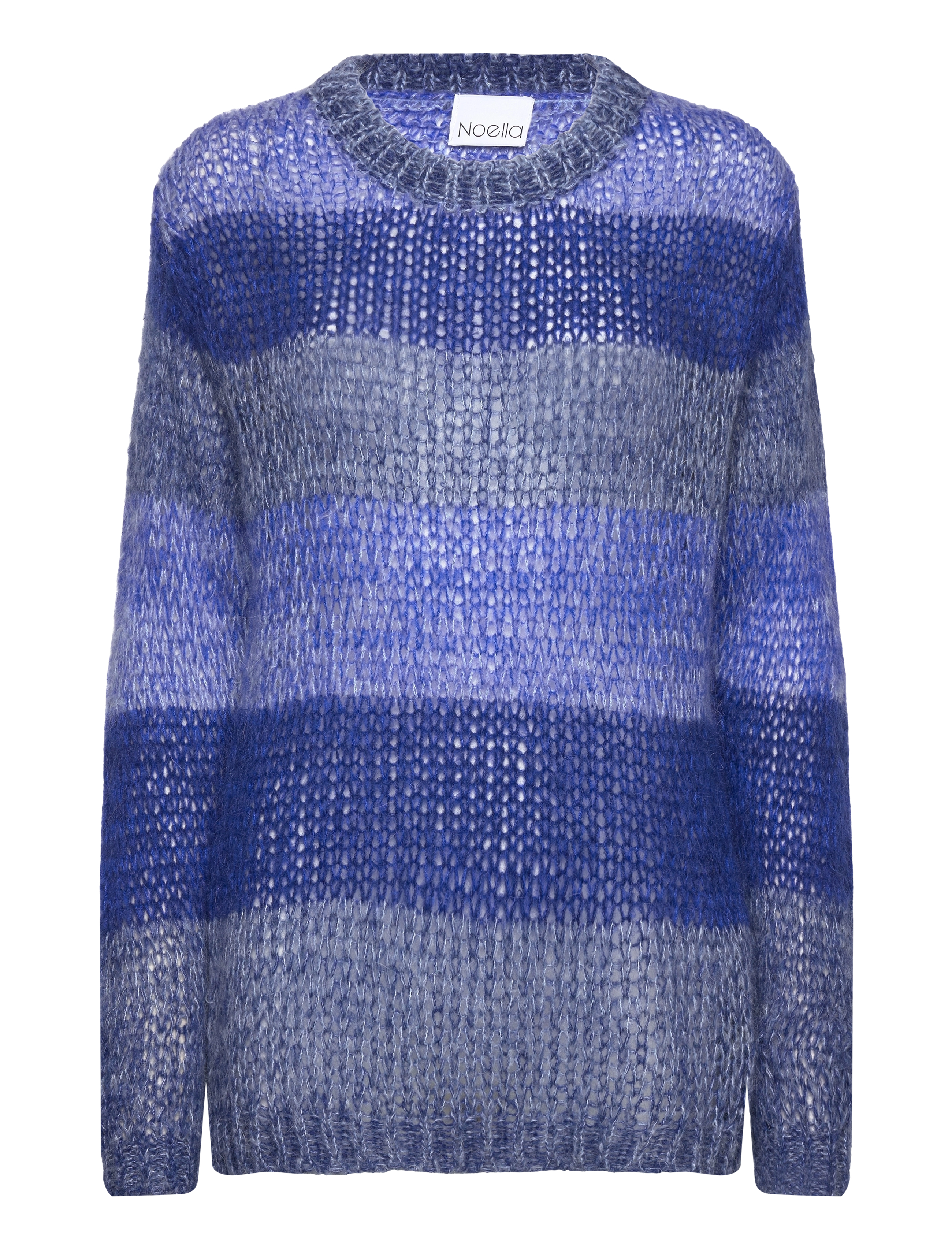 Noella - Prim Knit Sweater - jumpers - electric blue mix - 0