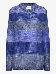 Noella - Prim Knit Sweater - džemperiai - electric blue mix - 0