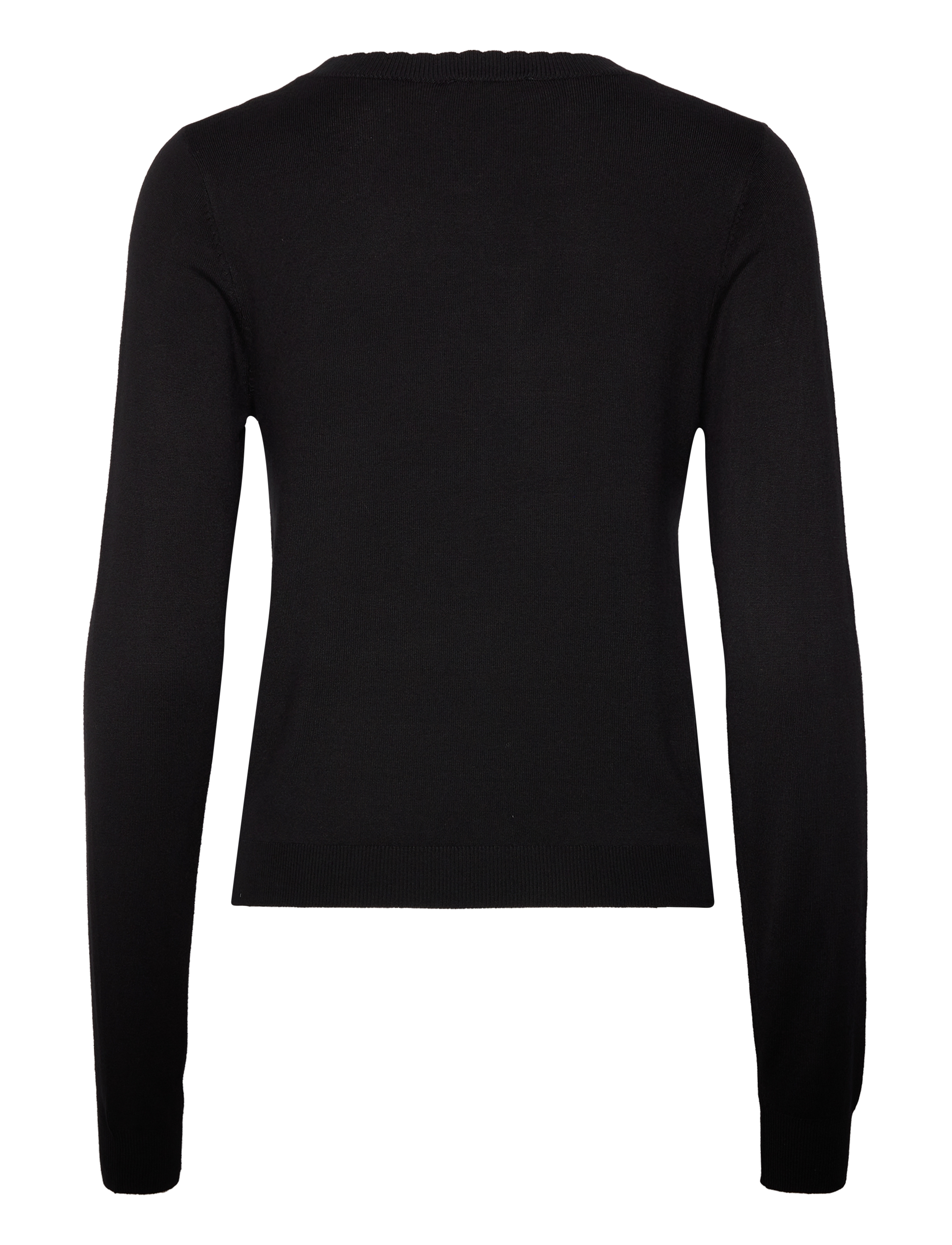 Noella - Ayla Knit Sweater - strikkegensere - black - 2