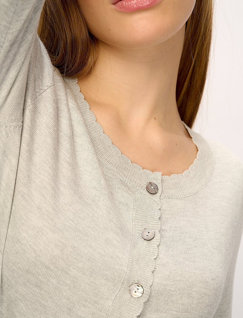 Noella - Ayla Knit Cardigan - cardigans - grey - 4