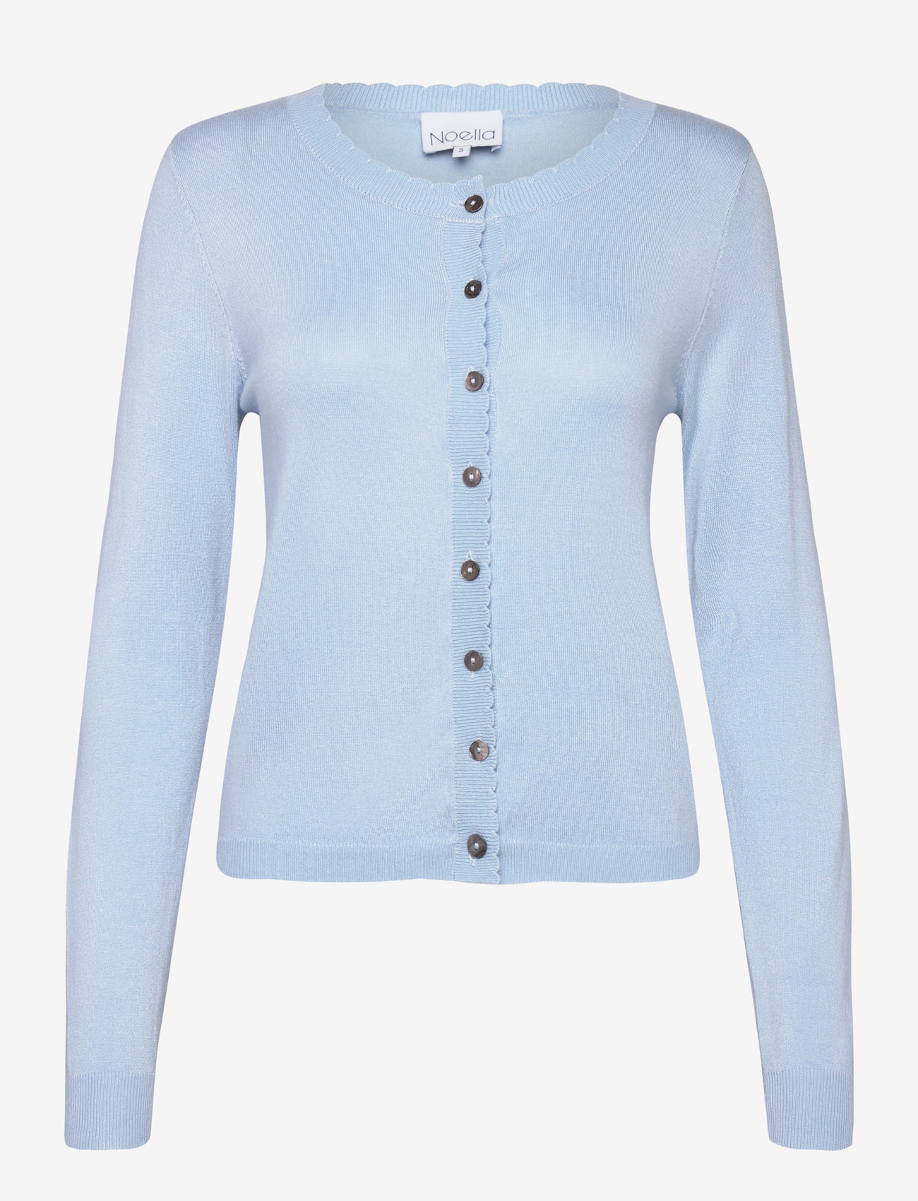 Noella - Ayla Knit Cardigan - light blue mel. - 1