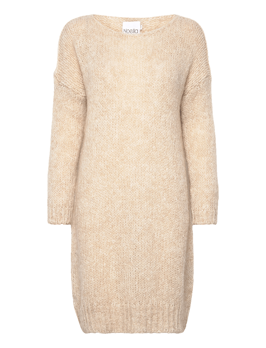 Noella - Kala Knit Dress - strickkleider - beige - 1