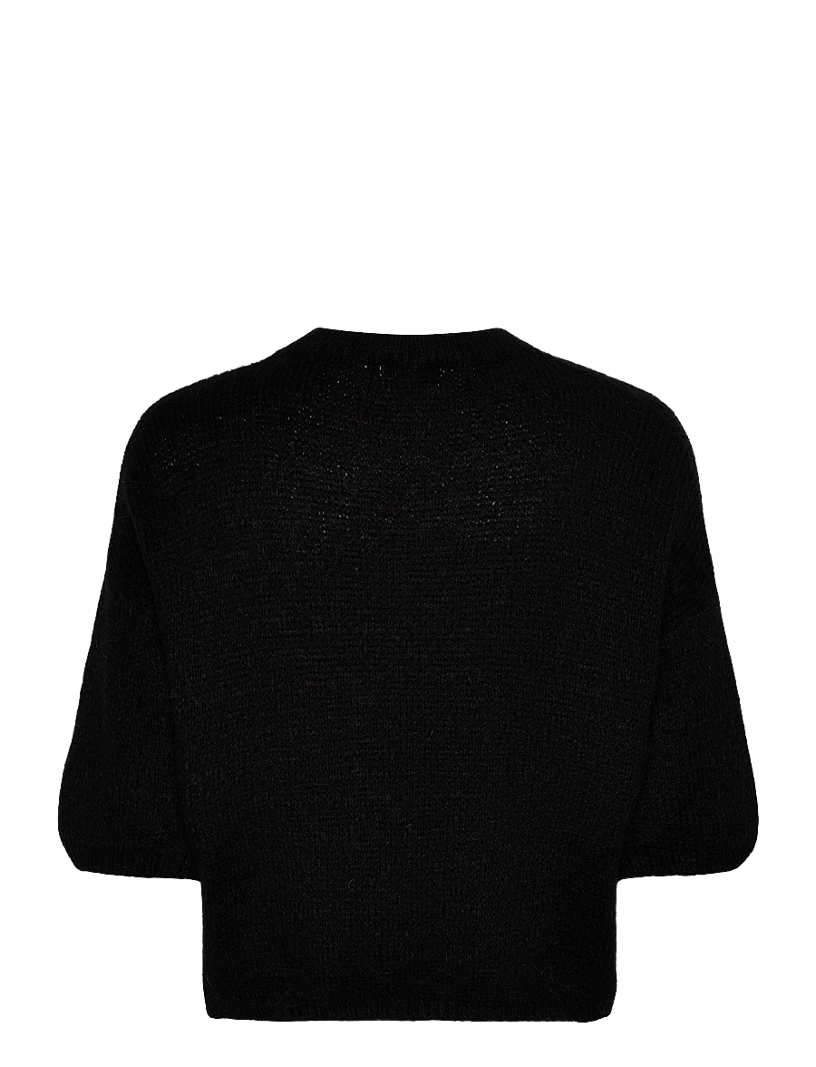 Noella - Mimi Knit Jumper - striktrøjer - black - 2