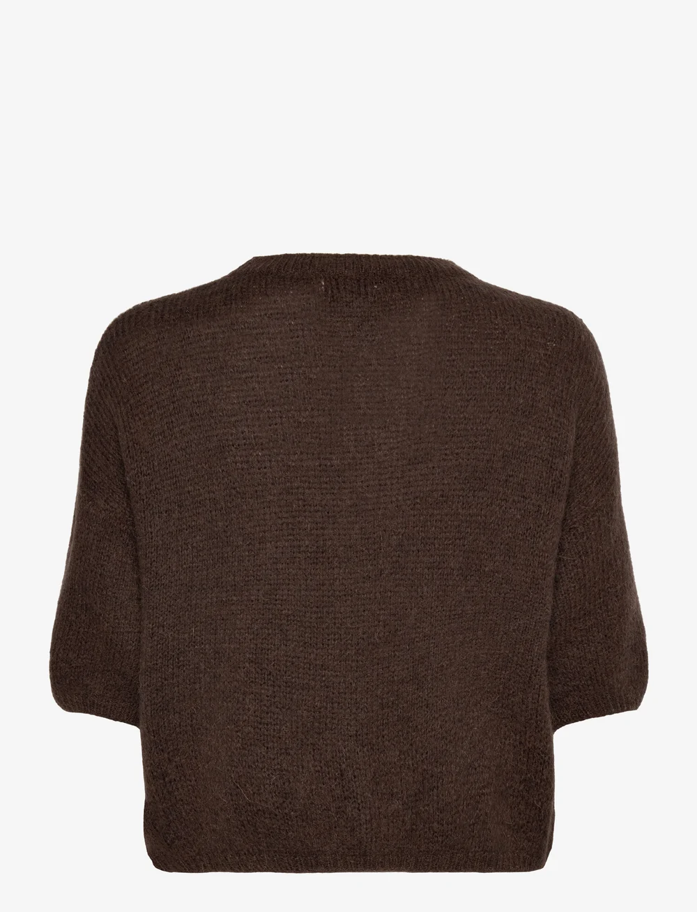 Noella - Mimi Knit Jumper - striktrøjer - dark brown - 1