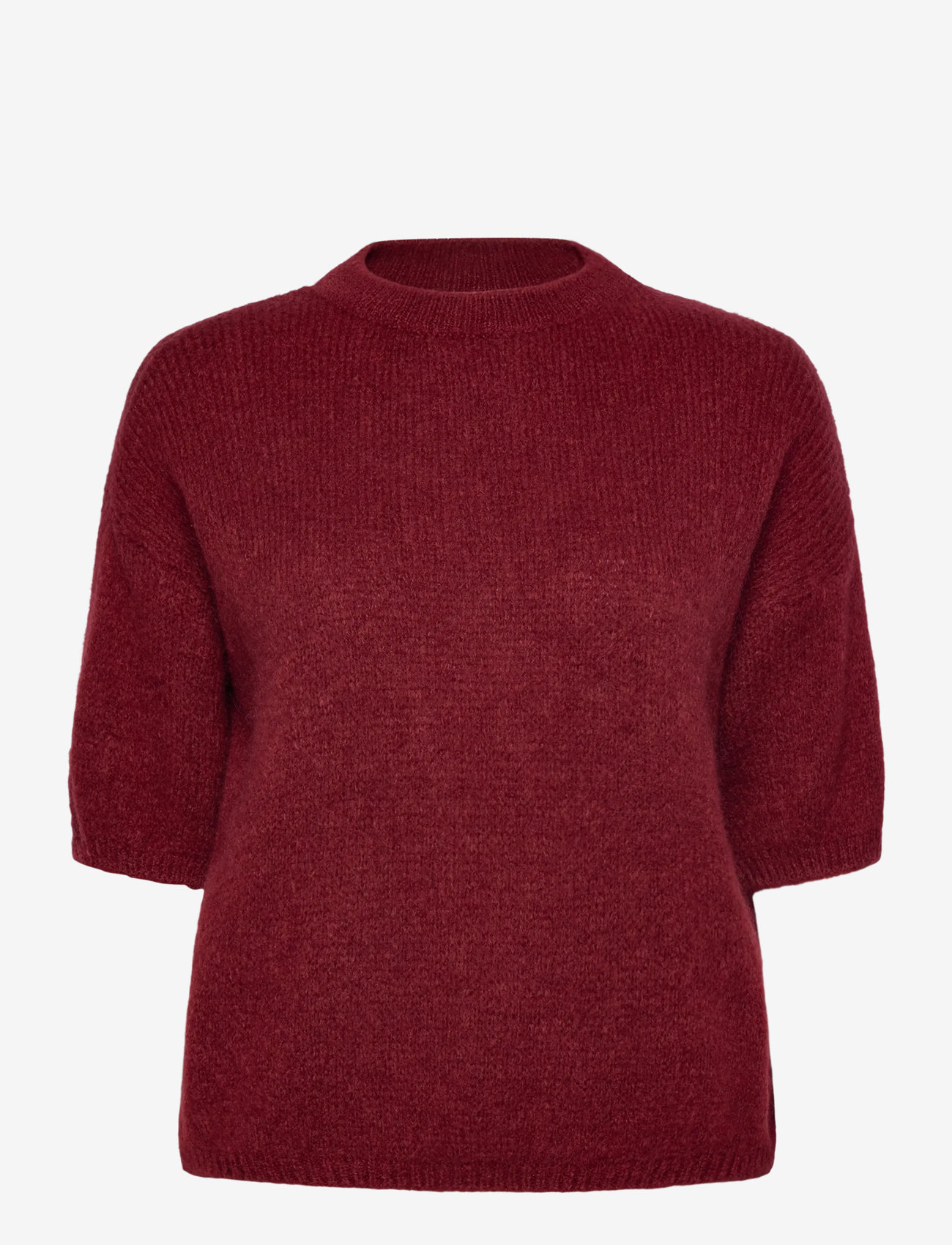 Noella - Mimi Knit Jumper - efterårstøj - dusty mahogany - 0
