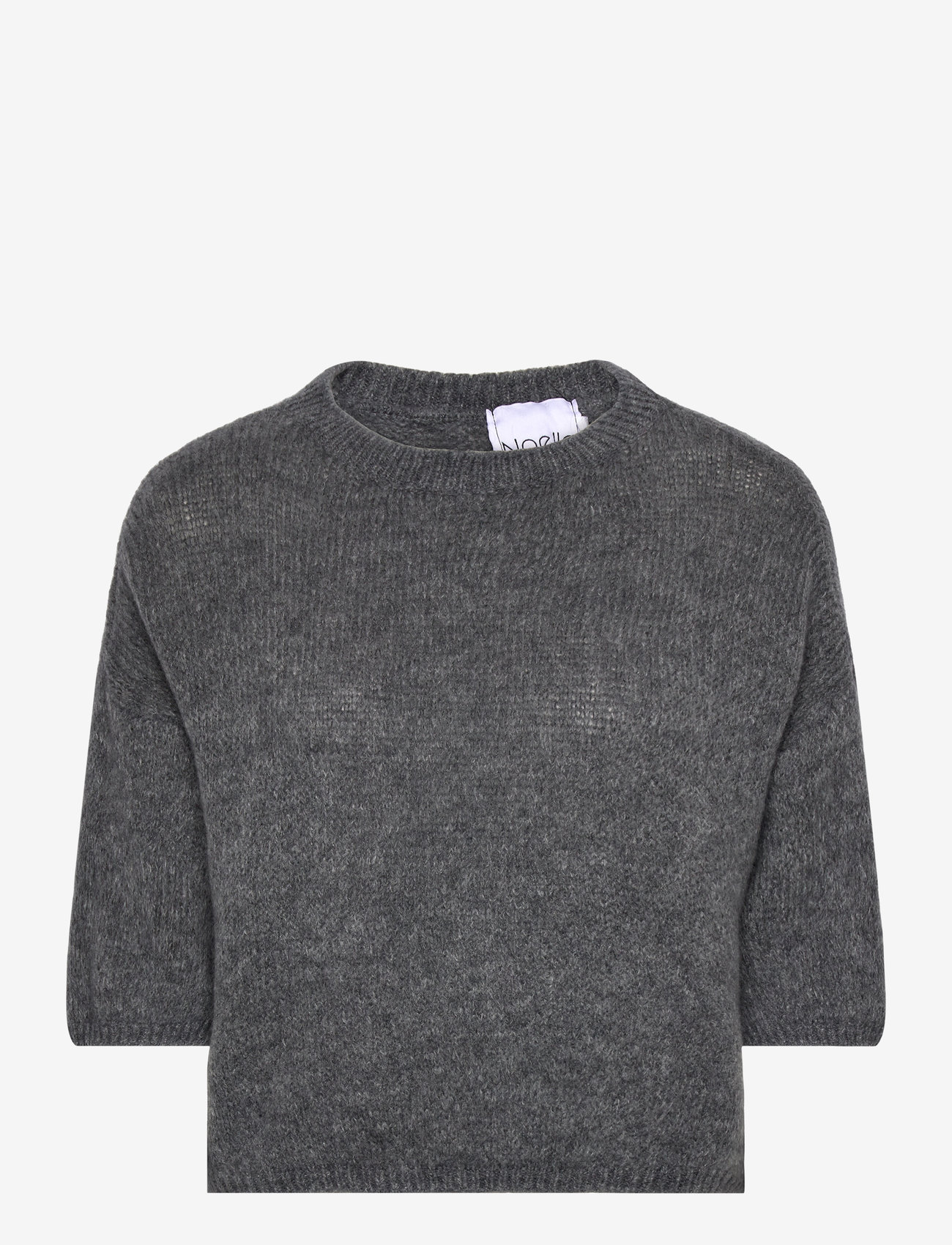 Noella - Mimi Knit Jumper - stickade tröjor - grey - 1