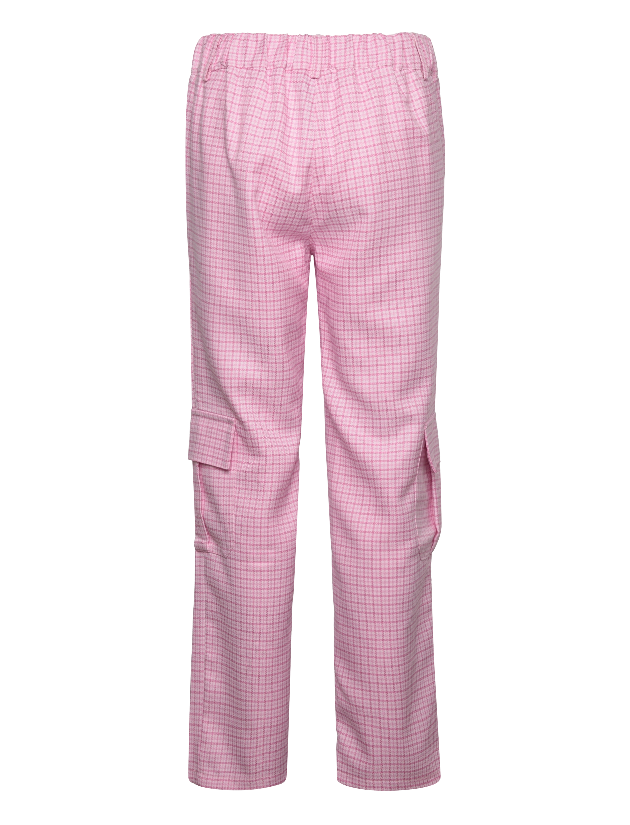 Noella - Mille Pants - bukser med lige ben - candy pink check - 1