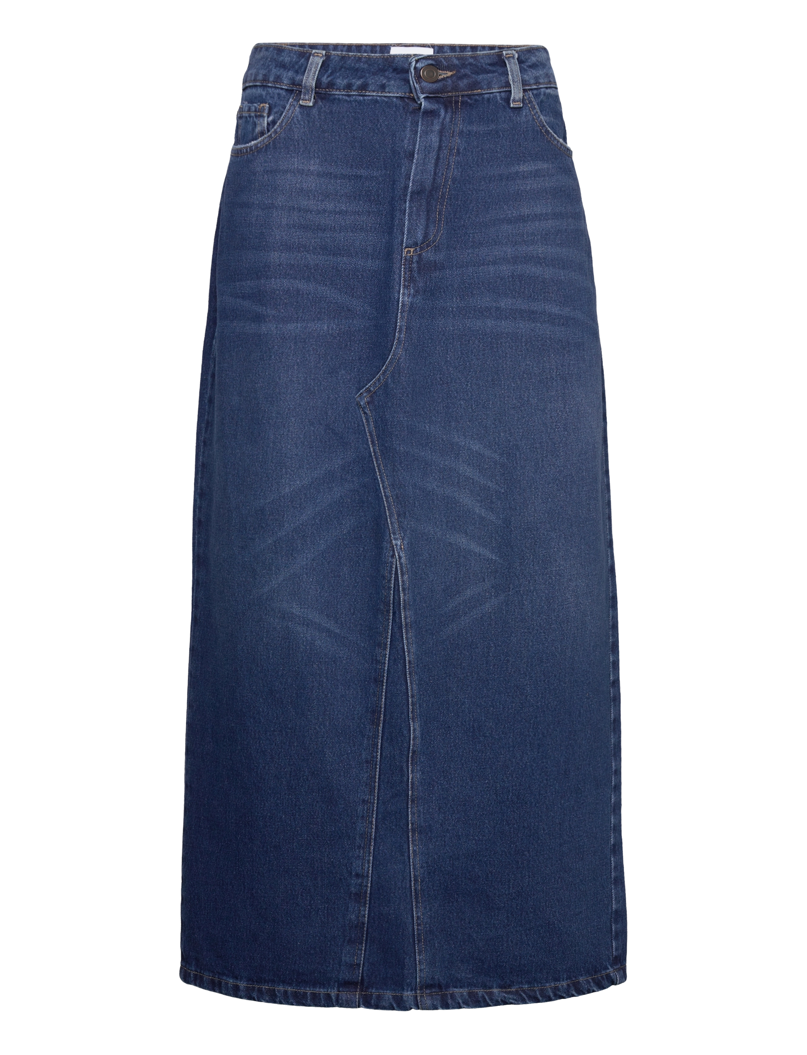 Rory Denim Skirt - DARK BLUE WASHED