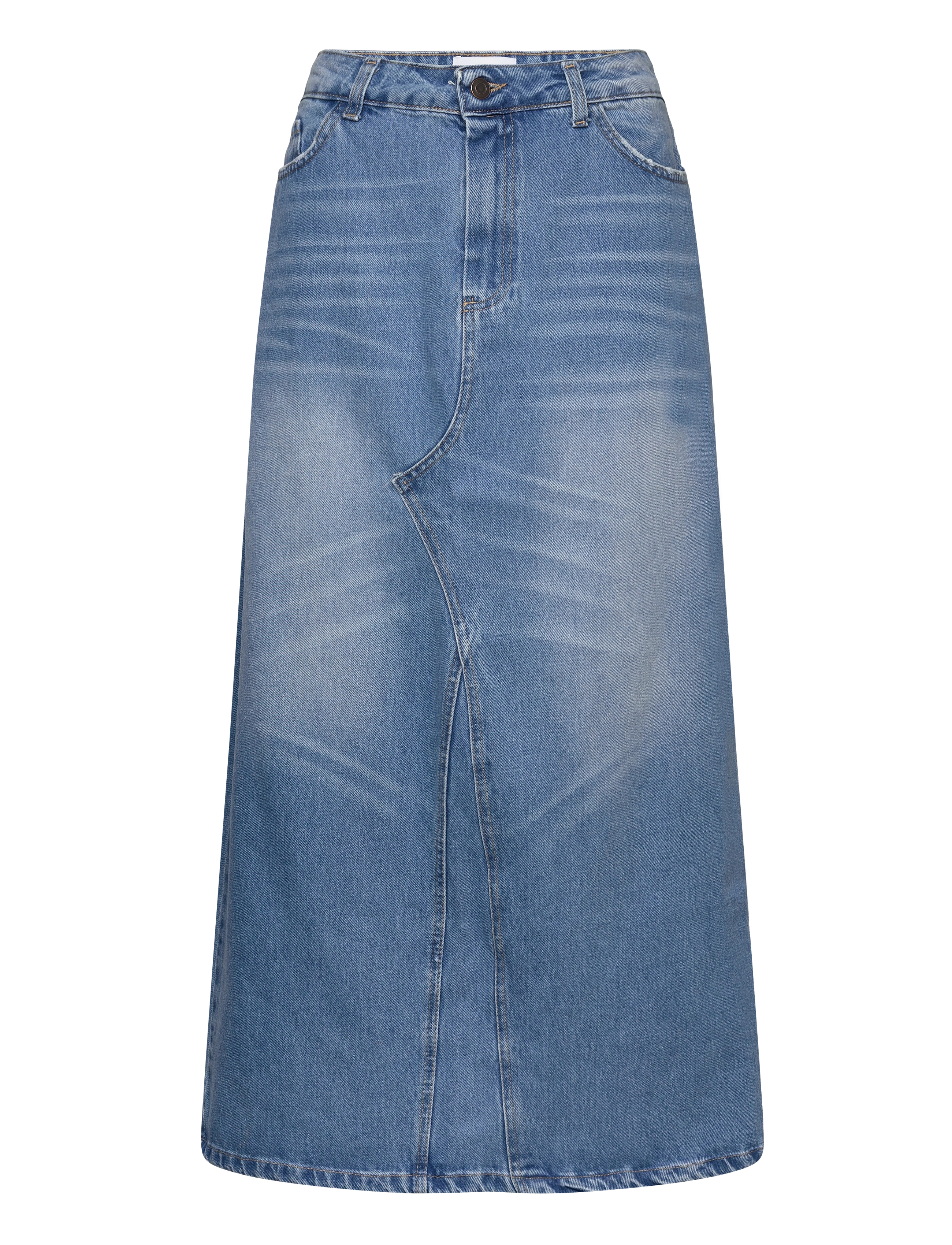 Rory Denim Skirt - LIGHT BLUE WASHED