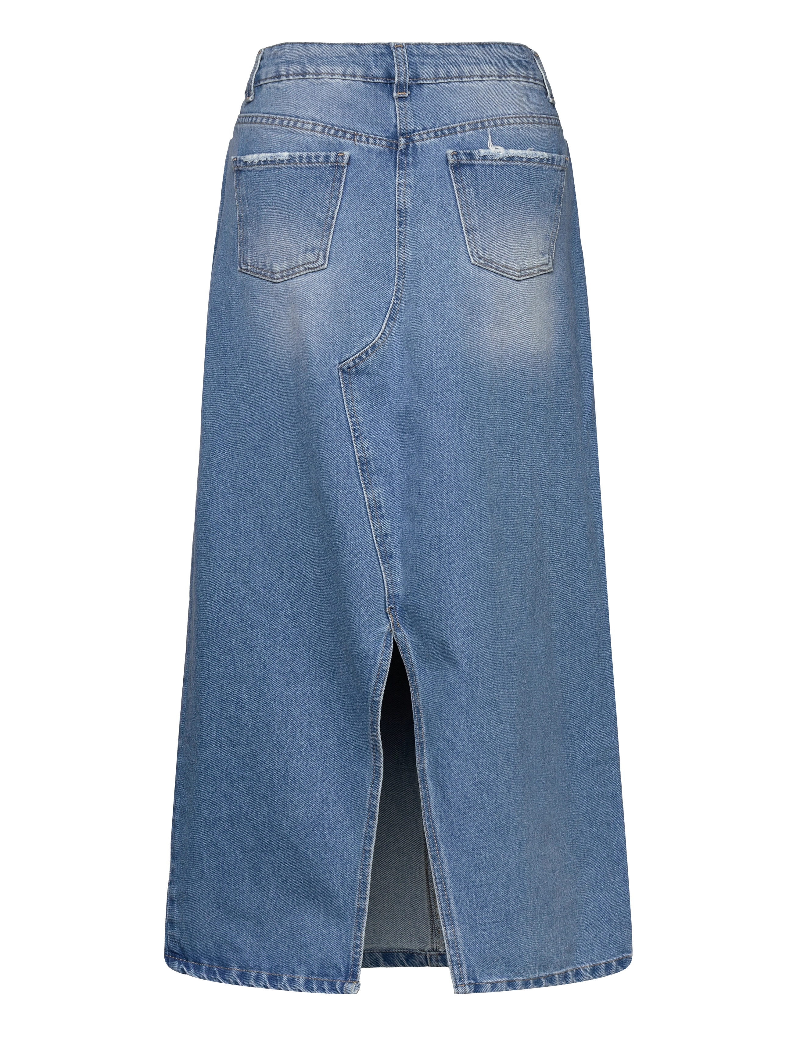 Noella - Rory Denim Skirt - denimnederdele - light blue washed - 1