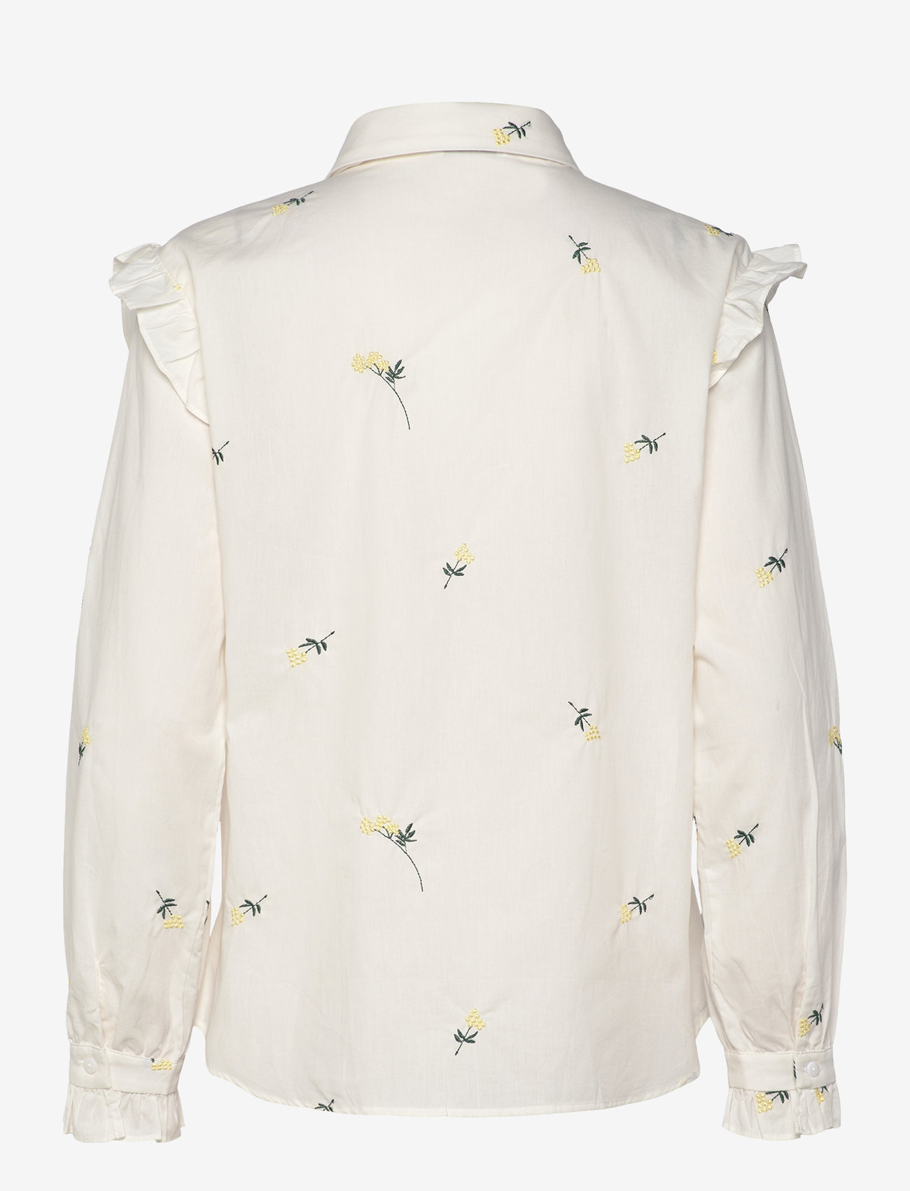 Noella - Kinisha Blouse - langärmlige blusen - white - 2
