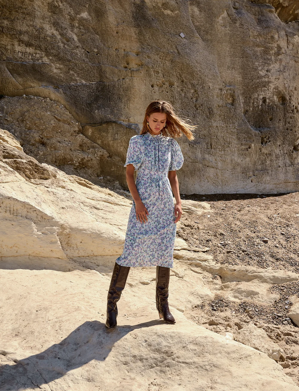 Noella - Ruth Long Dress - sommerkleider - lavender flower - 3