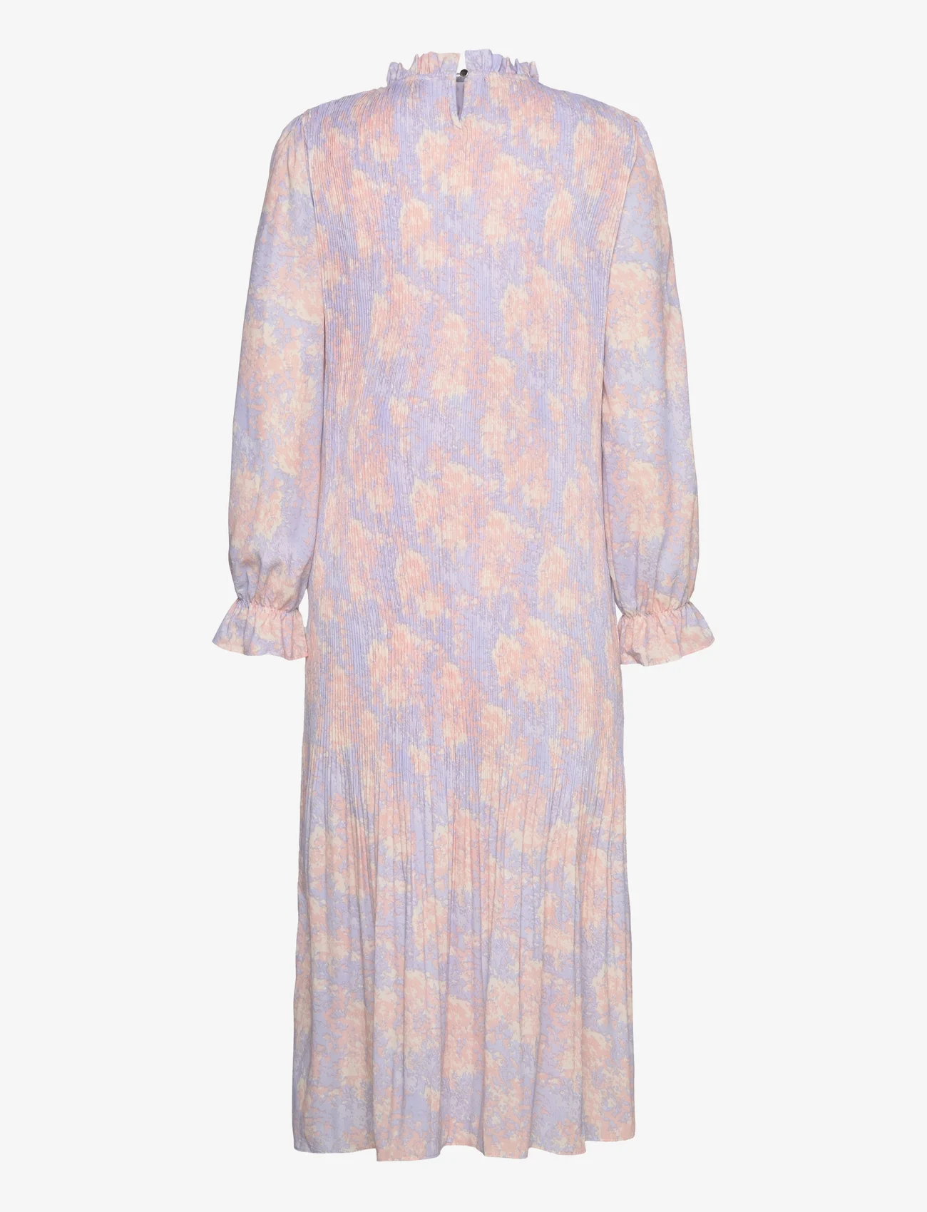 Noella - Rebecca Long Dress - summer dresses - lavender/apricot print - 1