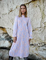 Noella - Rebecca Long Dress - summer dresses - lavender/apricot print - 2