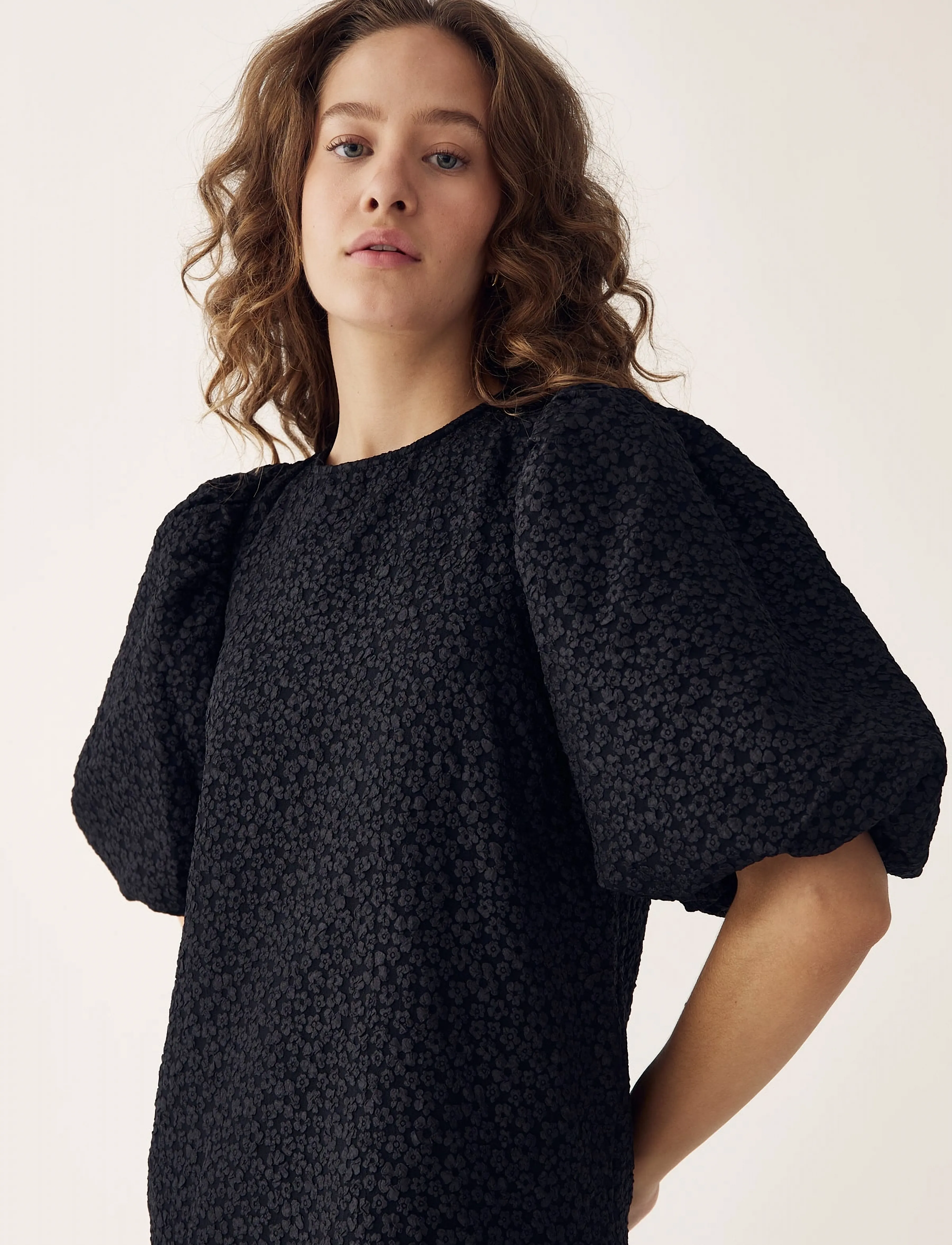 Noella - Reno Pastis Long Dress - confirmation - black - 4