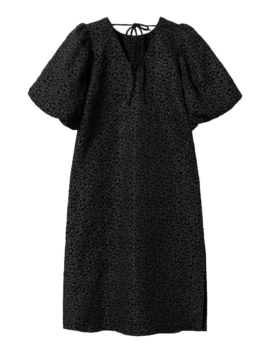 Noella - Reno Pastis Long Dress - confirmation - black - 2