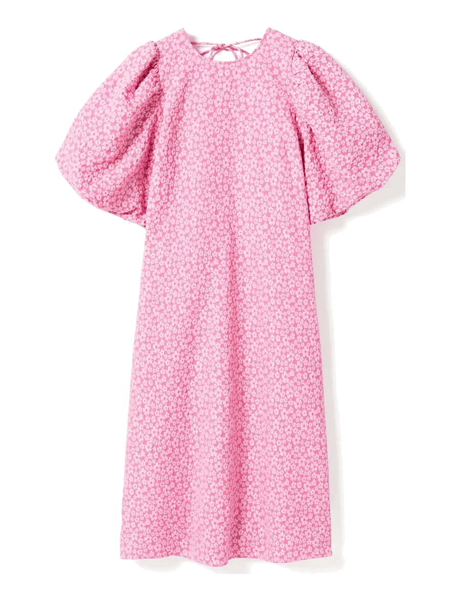 Noella - Reno Pastis Long Dress - konfirmation - bright pink - 0