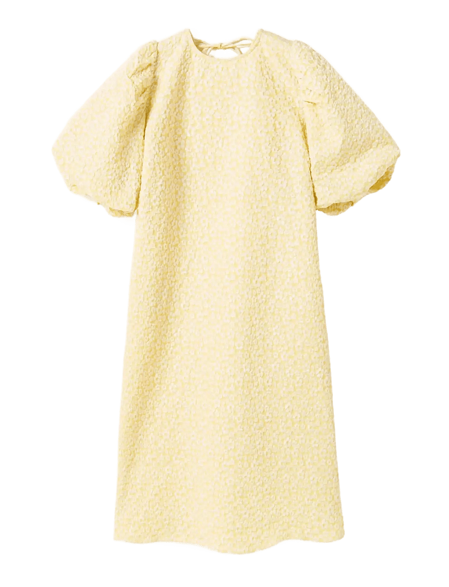 Noella - Reno Pastis Long Dress - konfirmation - buttercup yellow - 1