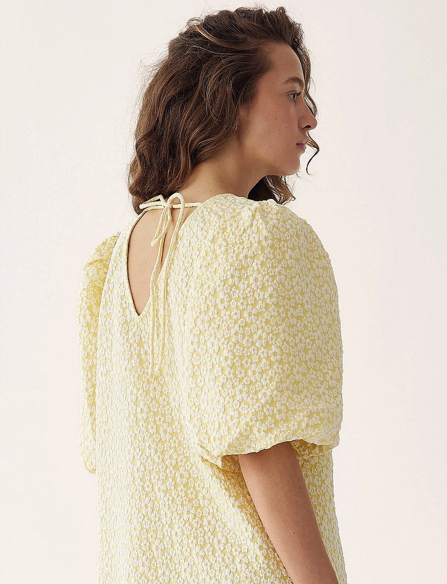 Noella - Reno Pastis Long Dress - konfirmation - buttercup yellow - 3