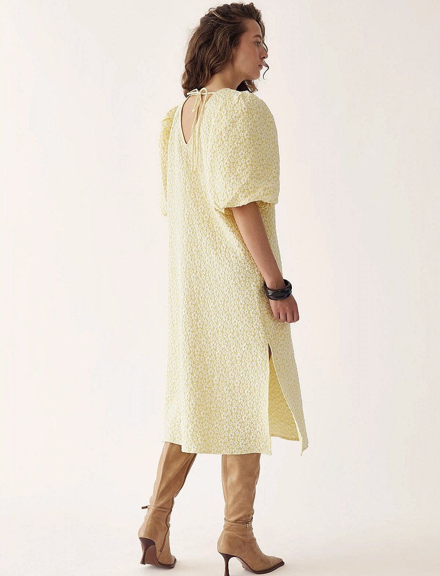 Noella - Reno Pastis Long Dress - konfirmation - buttercup yellow - 5