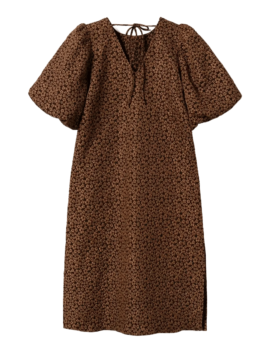 Noella - Reno Pastis Long Dress - konfirmation - chocolate - 2