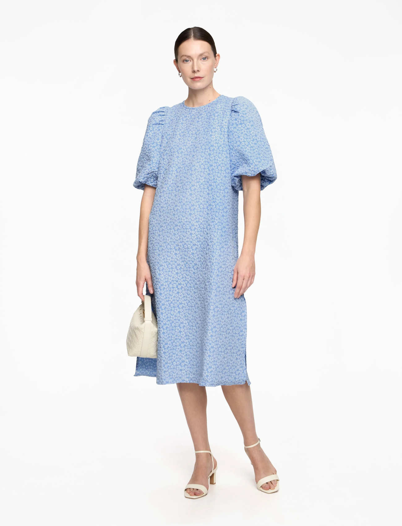 Noella - Reno Pastis Long Dress - summer dresses - light blue - 2