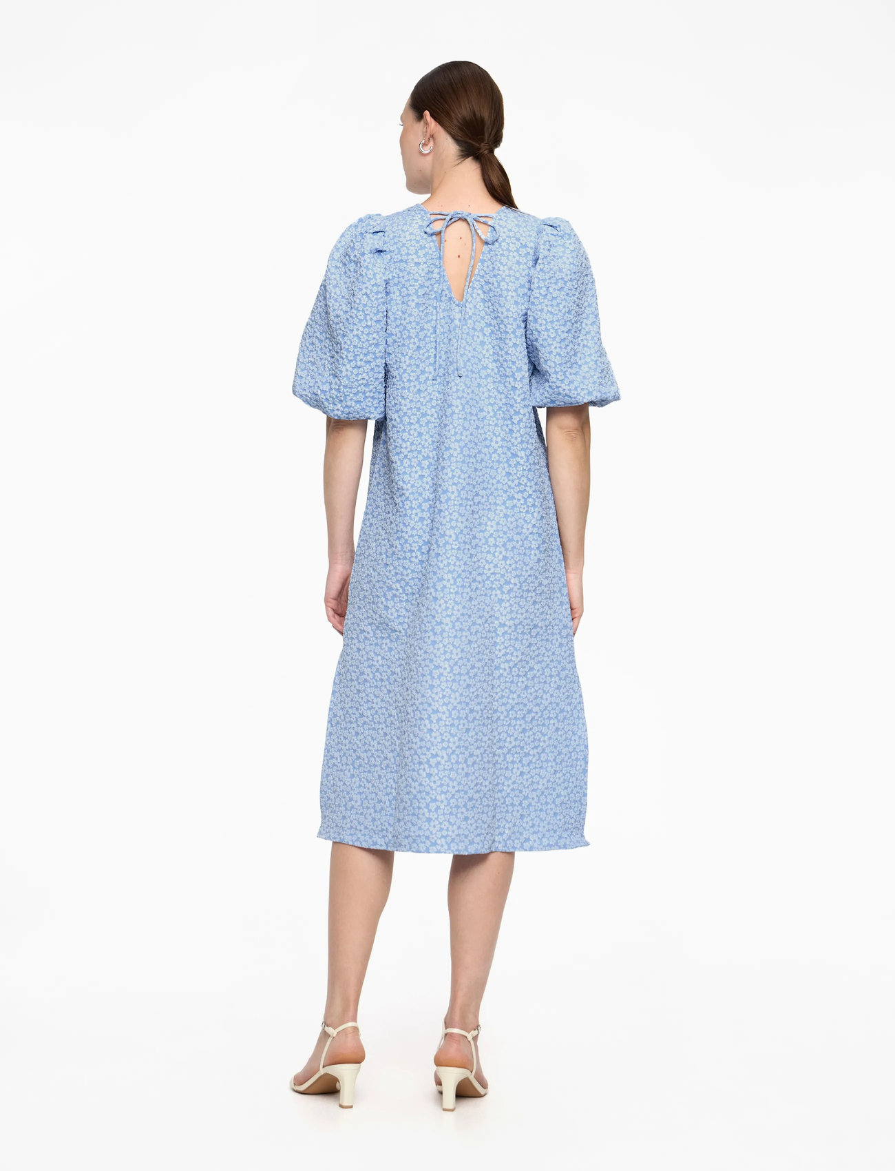 Noella - Reno Pastis Long Dress - summer dresses - light blue - 4