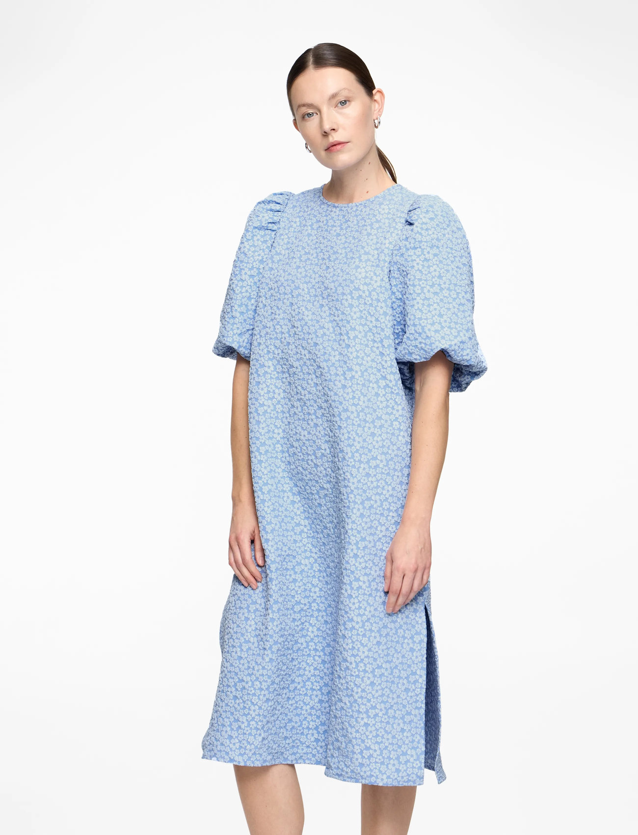 Noella - Reno Pastis Long Dress - summer dresses - light blue - 0