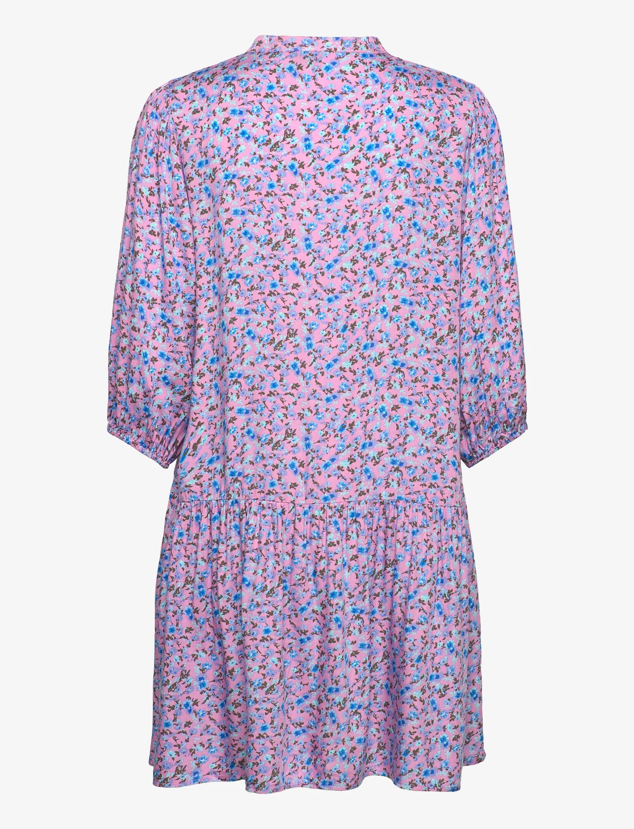 Noella - Imogen Dress - short dresses - pink/blue flower - 1