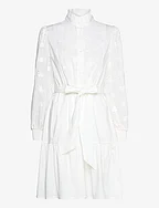 Rina Shirt Dress - WHITE