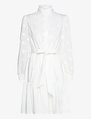 Noella - Rina Shirt Dress - marškinių tipo suknelės - white - 0