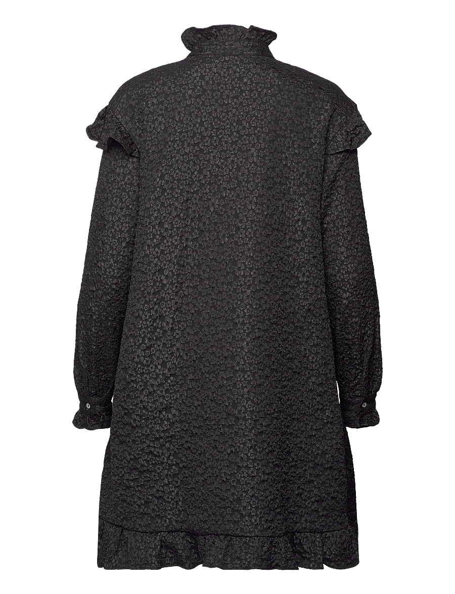 Noella - Reno Ruby Ruffle Dress - hemdkleider - black - 1