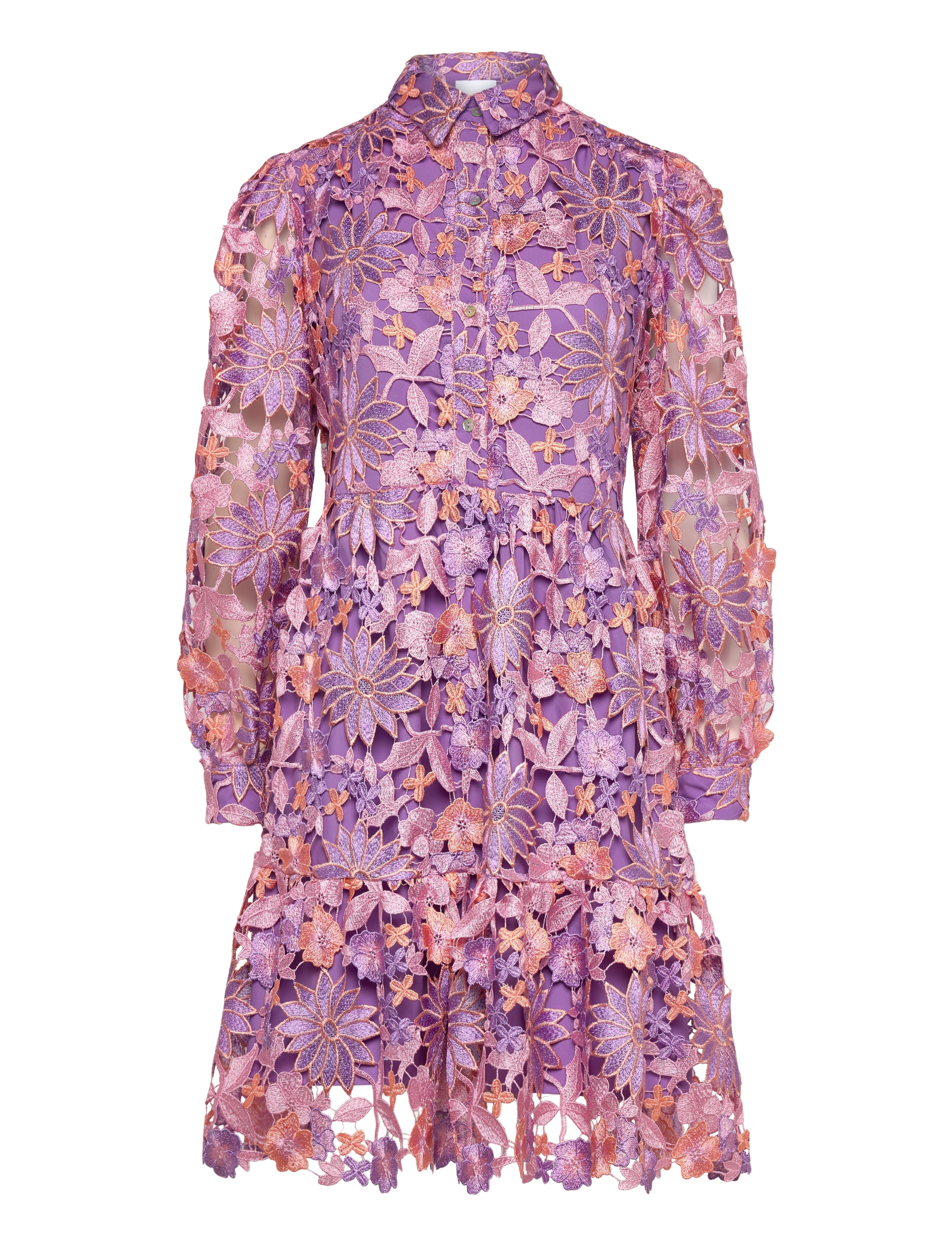 Noella Star LS Dress - Kjoler - LILAC MIX / purple