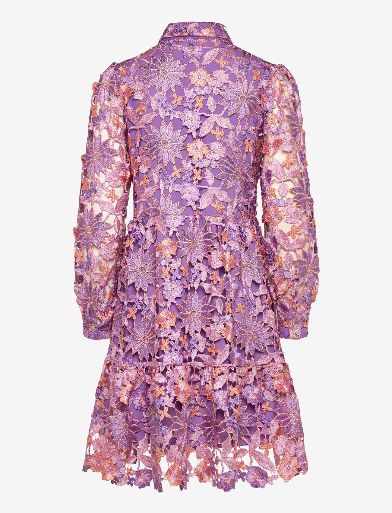 Noella - Star LS Dress - skjortekjoler - lilac mix - 2