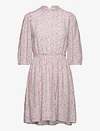 Rika Maxima Dress - CREAM/ROSE MINI FLOWER