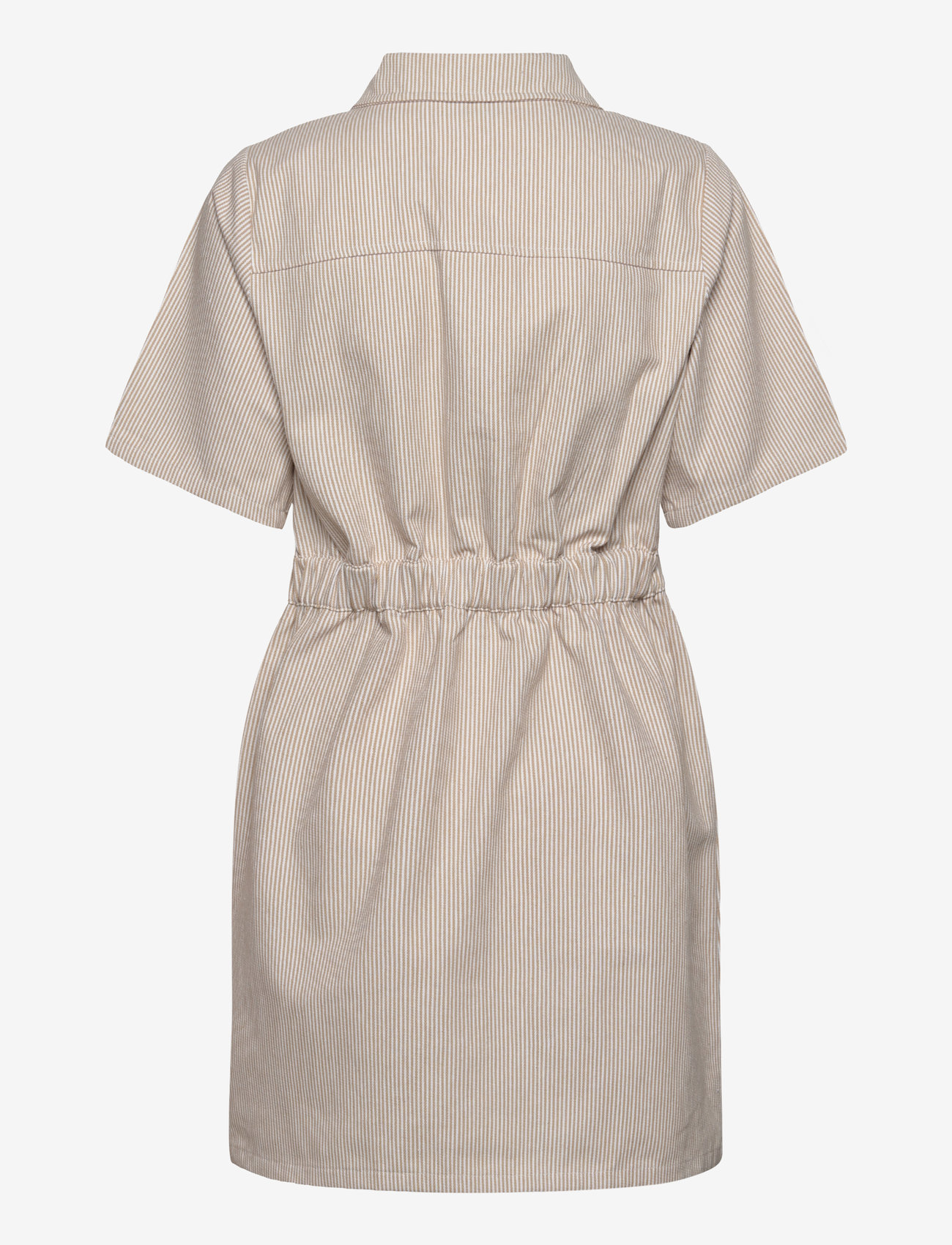 Noella - Benita Dress - särkkleidid - beige/white - 1