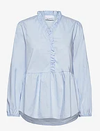 Matti Blouse Poplin - LIGHT BLUE